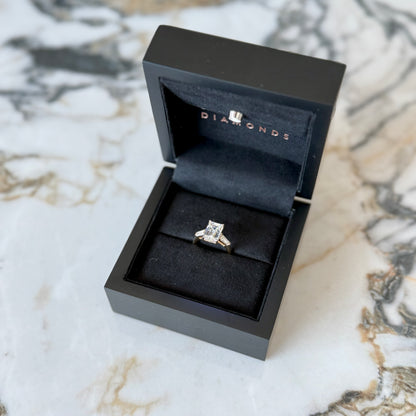 London Diamonds Classic Emerald and Tapering Baguettes - 3ct+ (9.5mm+, D/E & VVS)