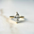 Classic Marquise Cut Hidden Halo - 1.50ct+ (11mm+, D/E & VVS)