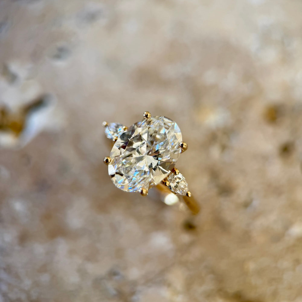 Classic Oval and Pears - 3ct+ (11.5mm+, E/VS1+)