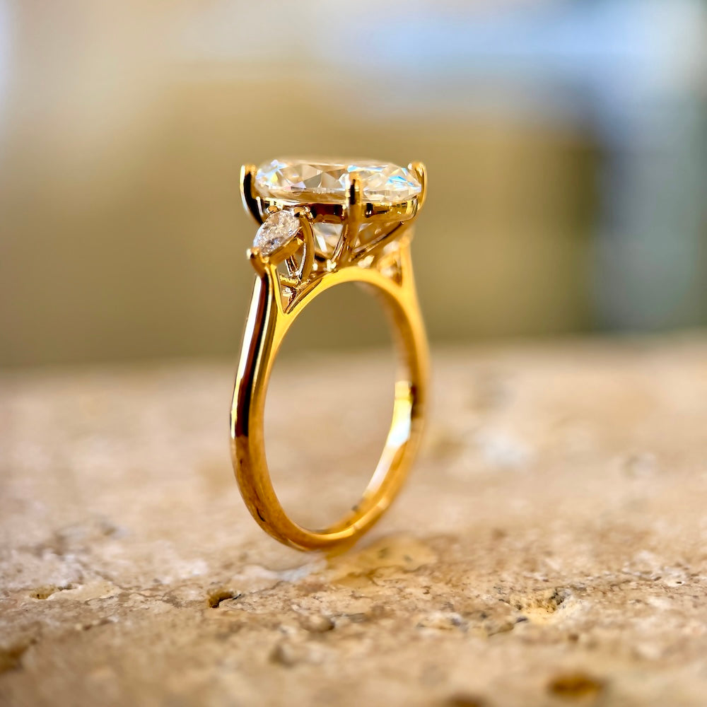 Classic Oval and Pears - 3ct+ (11.5mm+, E/VS1+)