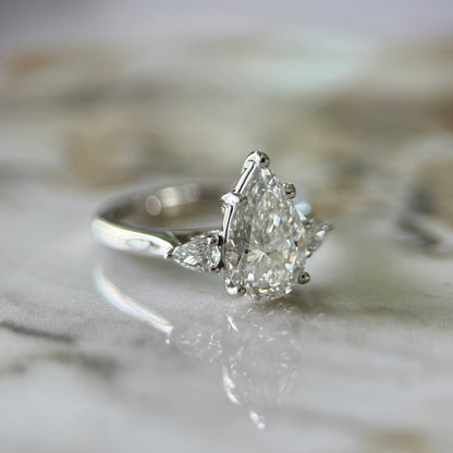 Classic Pear and Pears - 1.80ct+ (11mm+, D/E, & VVS)