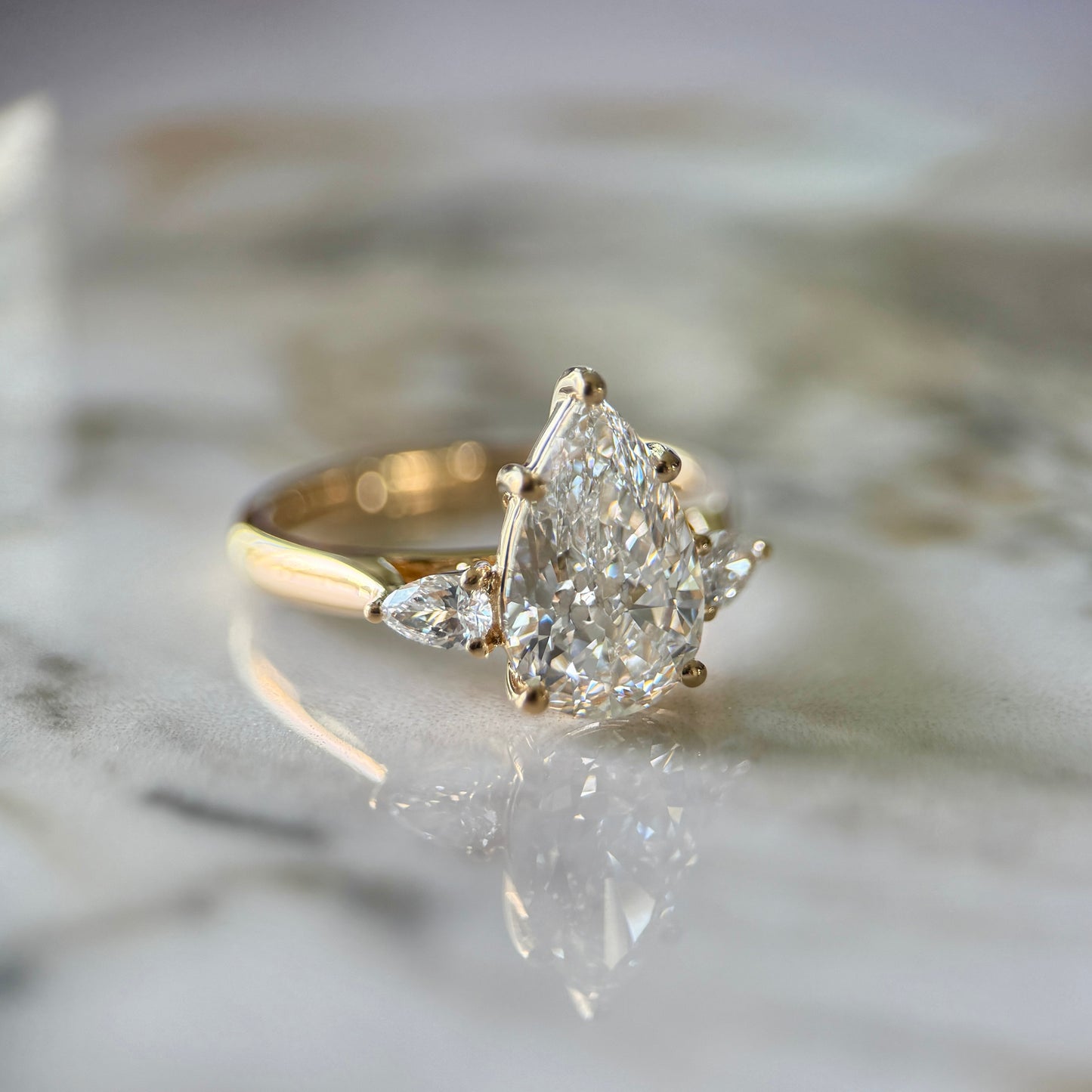 Classic Pear and Pears - 1.80ct+ (11mm+, D/E, & VVS)