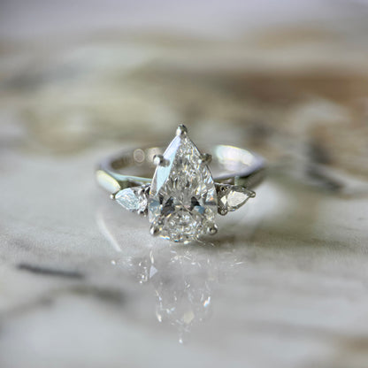 Classic Pear and Pears - 1.80ct+ (11mm+, D/E, & VVS)