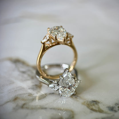 Classic Pear and Pears - 1.80ct+ (11mm+, D/E, & VVS)