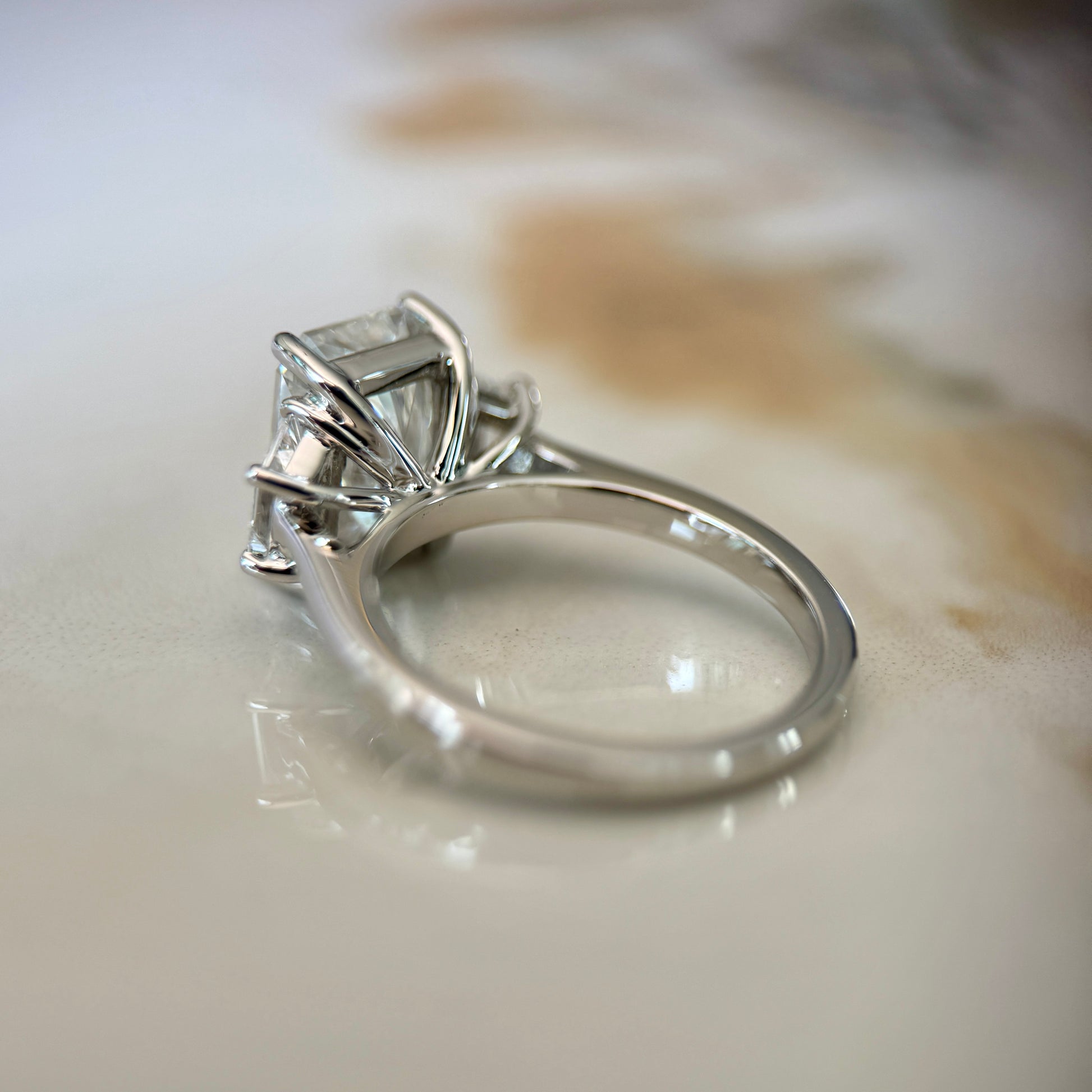 London Diamonds Classic Radiant and Trapezoids - 3ct+ (10mm+, D/E & VVS)