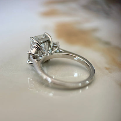 London Diamonds Classic Radiant and Trapezoids - 3ct+ (10mm+, D/E & VVS)