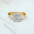 Classic Emerald and Tapering Baguettes - 2ct+ (8.5mm+, D/E & VVS)