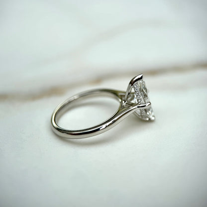Classic Marquise Cut Hidden Halo - 1.50ct+ (11mm+, D/E & VVS)