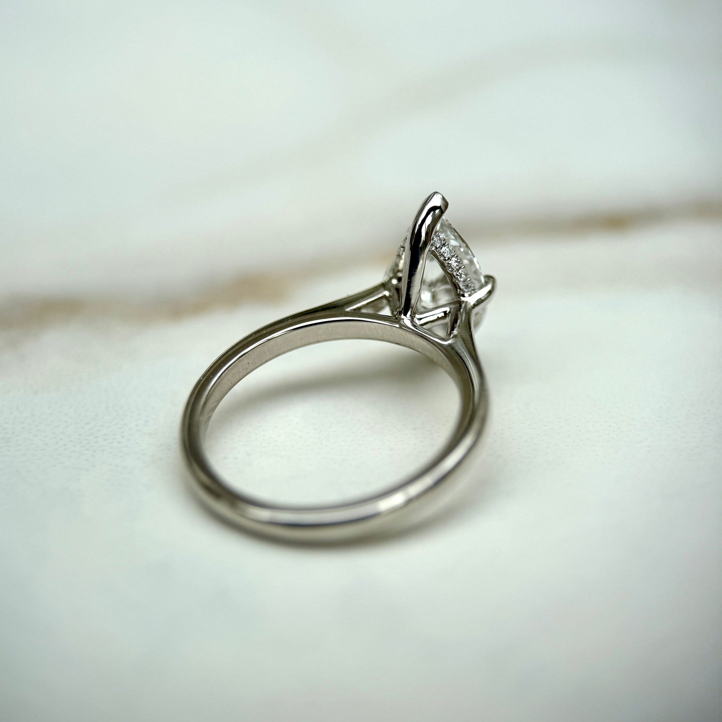 Classic Marquise Cut Hidden Halo - 1.50ct+ (11mm+, D/E & VVS)