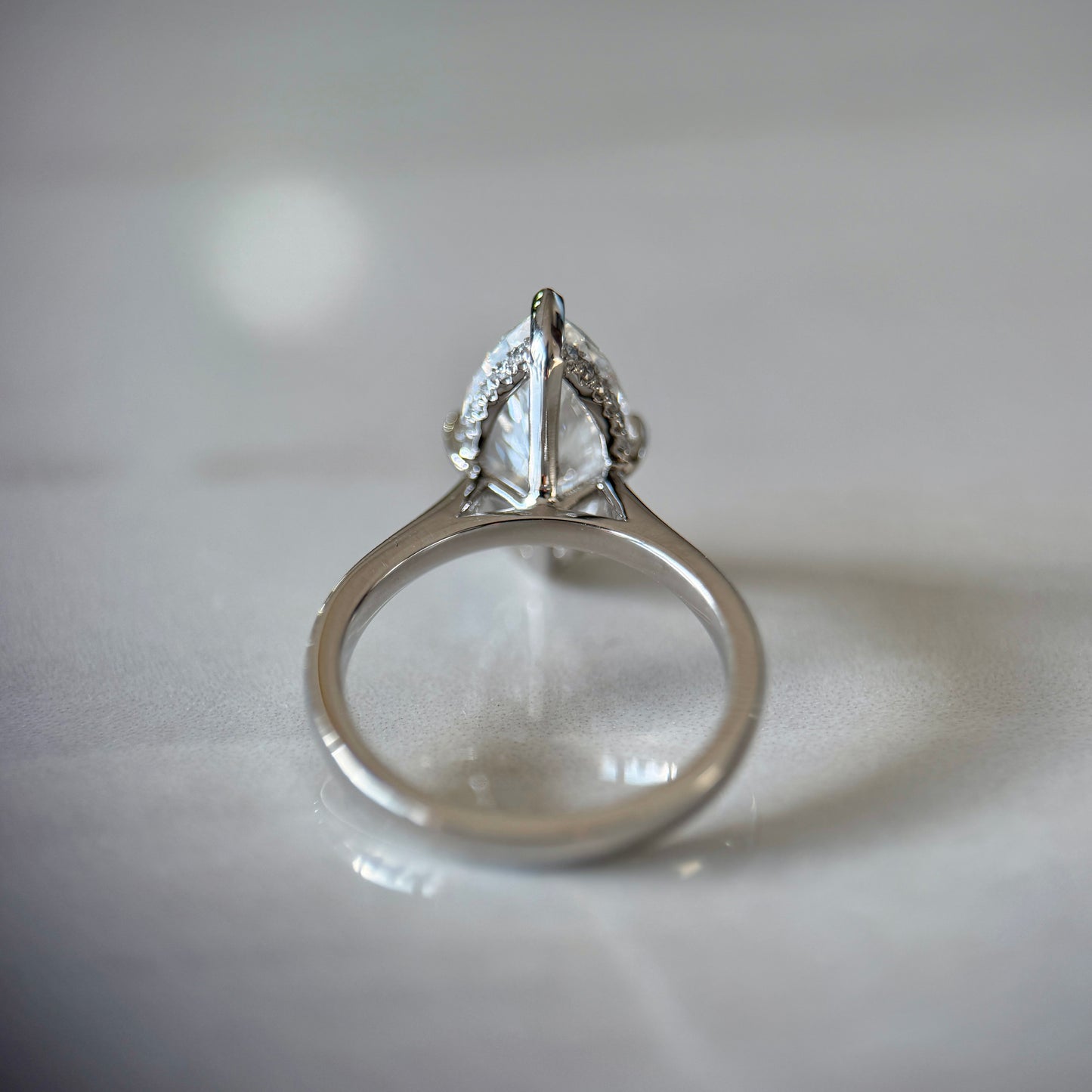 Classic Marquise Cut Hidden Halo - 3ct+ (14mm+, E/VS1+)