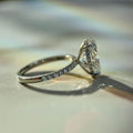 Classic Oval Cut Hidden Halo with Diamond Band - 4ct+ (13mm+, E/VS1+)