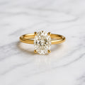 Classic Oval Cut Hidden Halo - 1.80ct+ (9.5mm+, D/E & VVS)