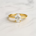 Classic Oval Cut Solitaire - 1ct+ (8mm+, D/E & VVS)