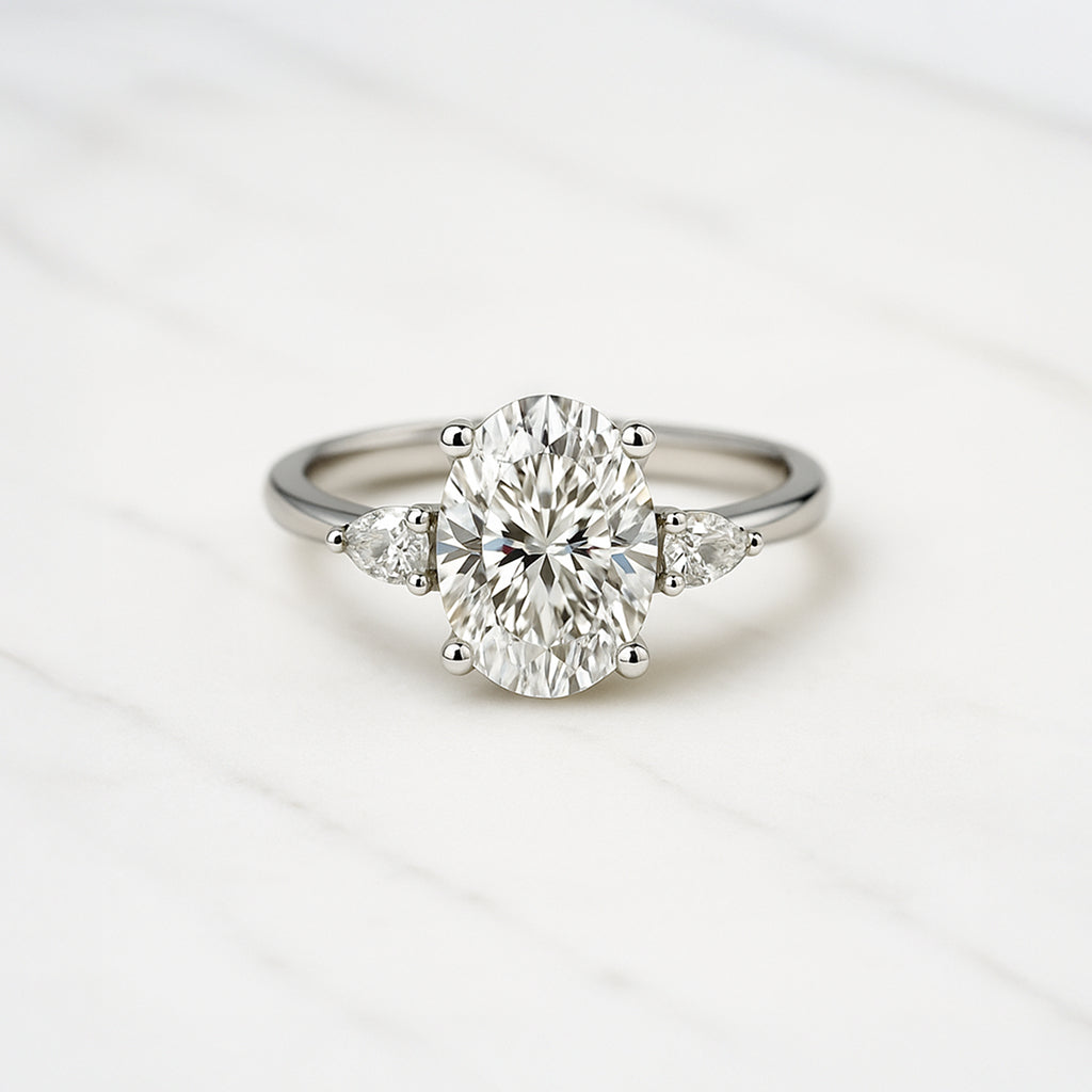 Classic Oval and Pears - 1.80ct+ (9.5mm+, D/E & VVS)