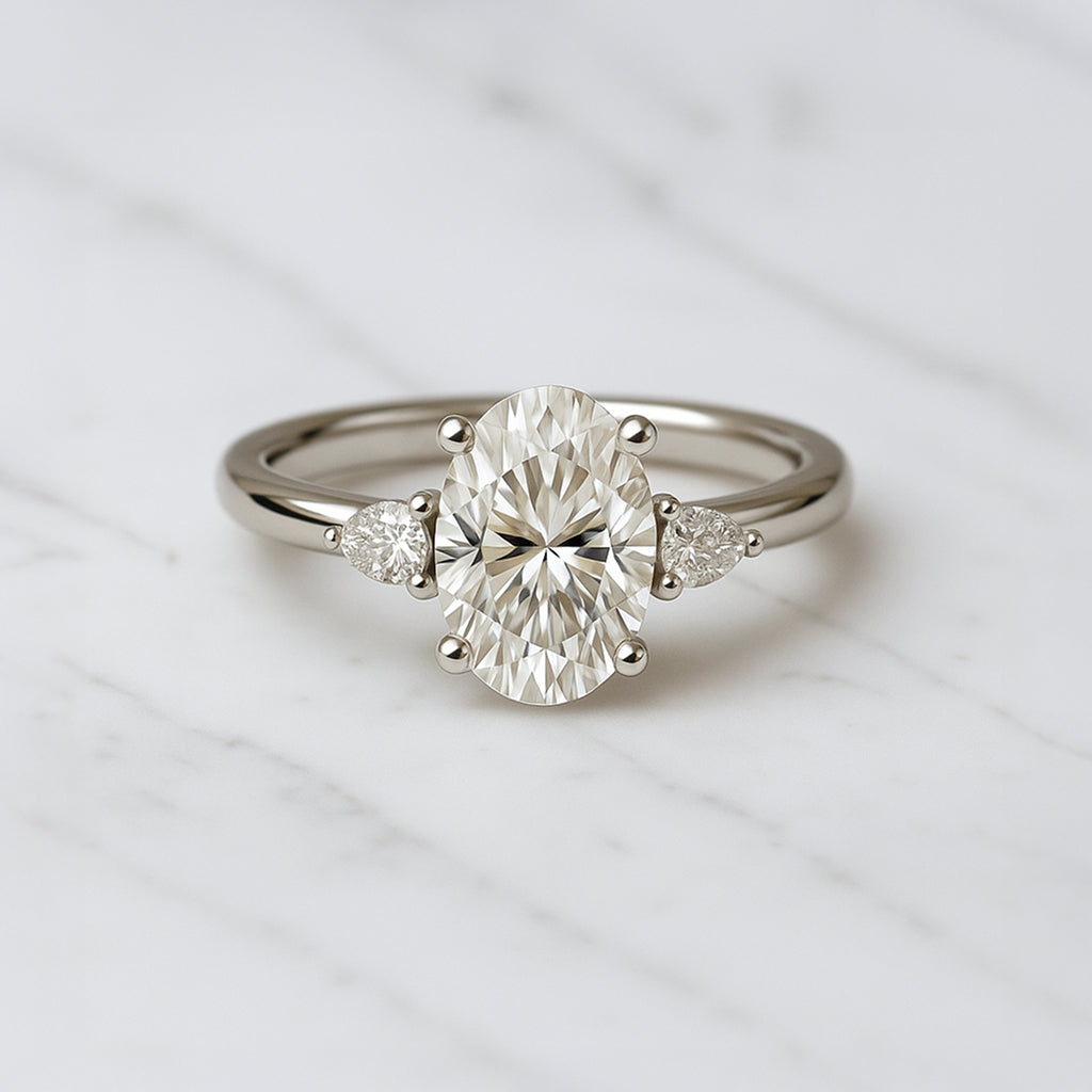 Classic Oval and Pears - 2ct+ (10mm+, D/E & VVS)