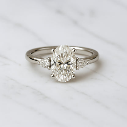 Classic Oval and Pears - 2ct+ (10mm+, D/E & VVS)