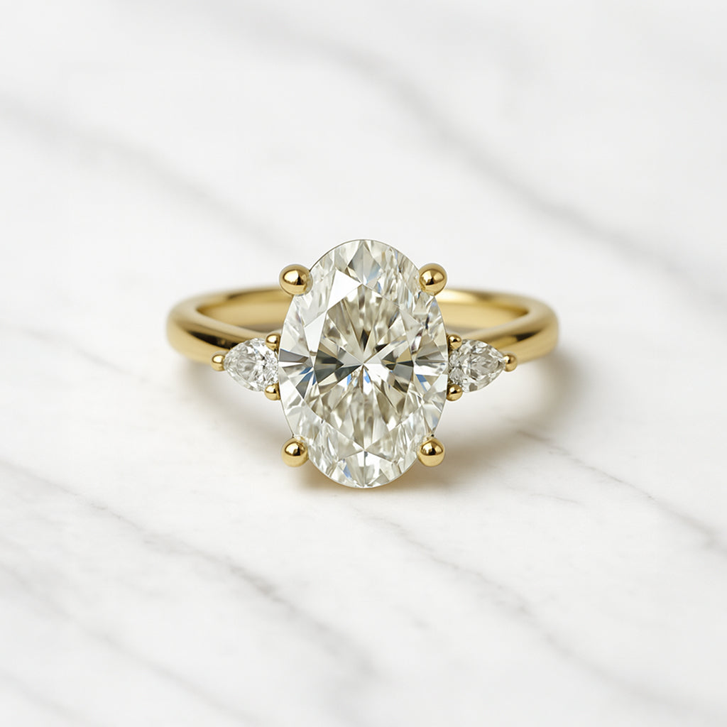 Classic Oval and Pears - 3ct+ (11.5mm+, D/E & VVS)