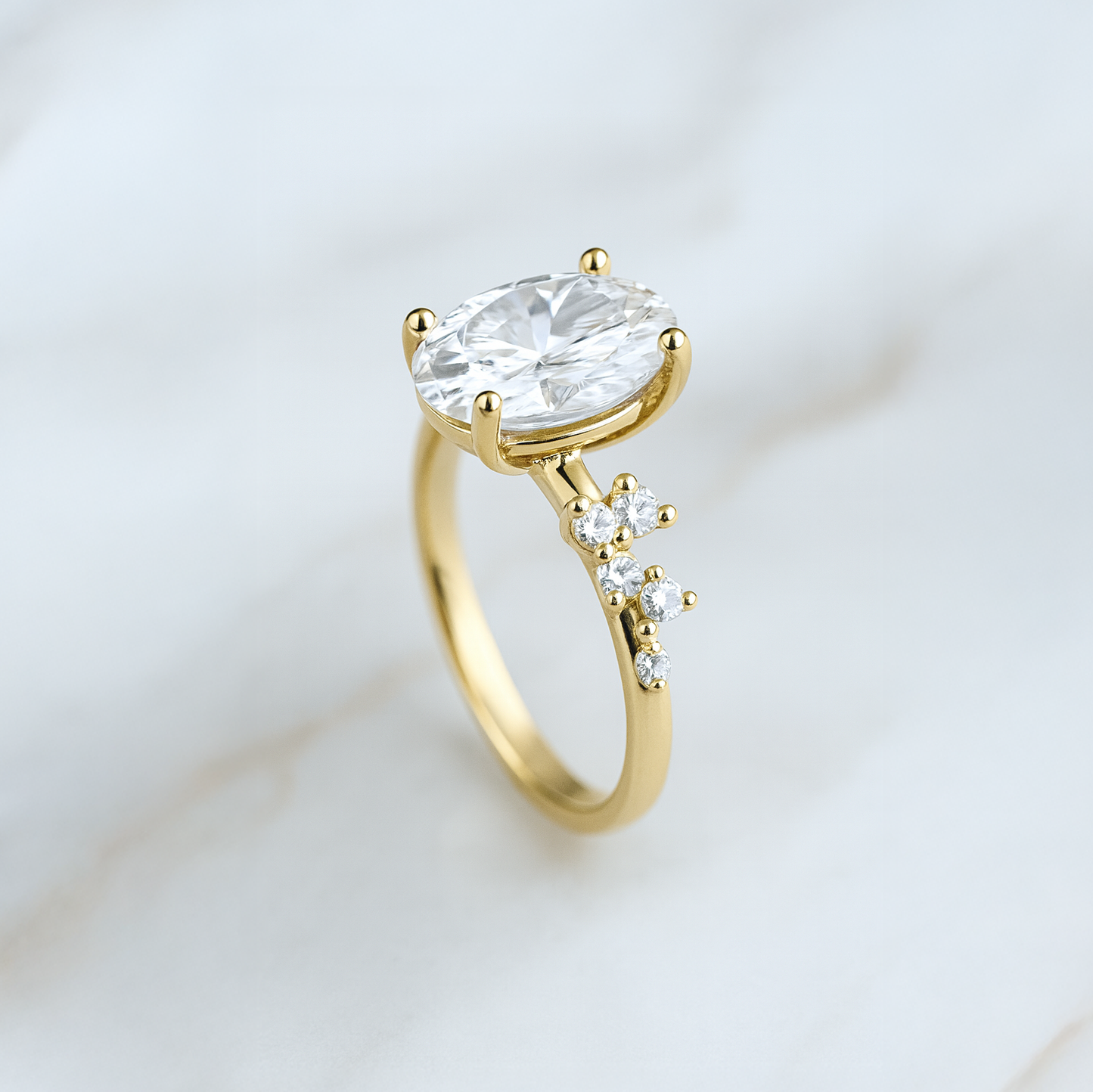 Classic Pretty Oval Ring - 2.50ct+ (10.5mm+, D/E & VVS)