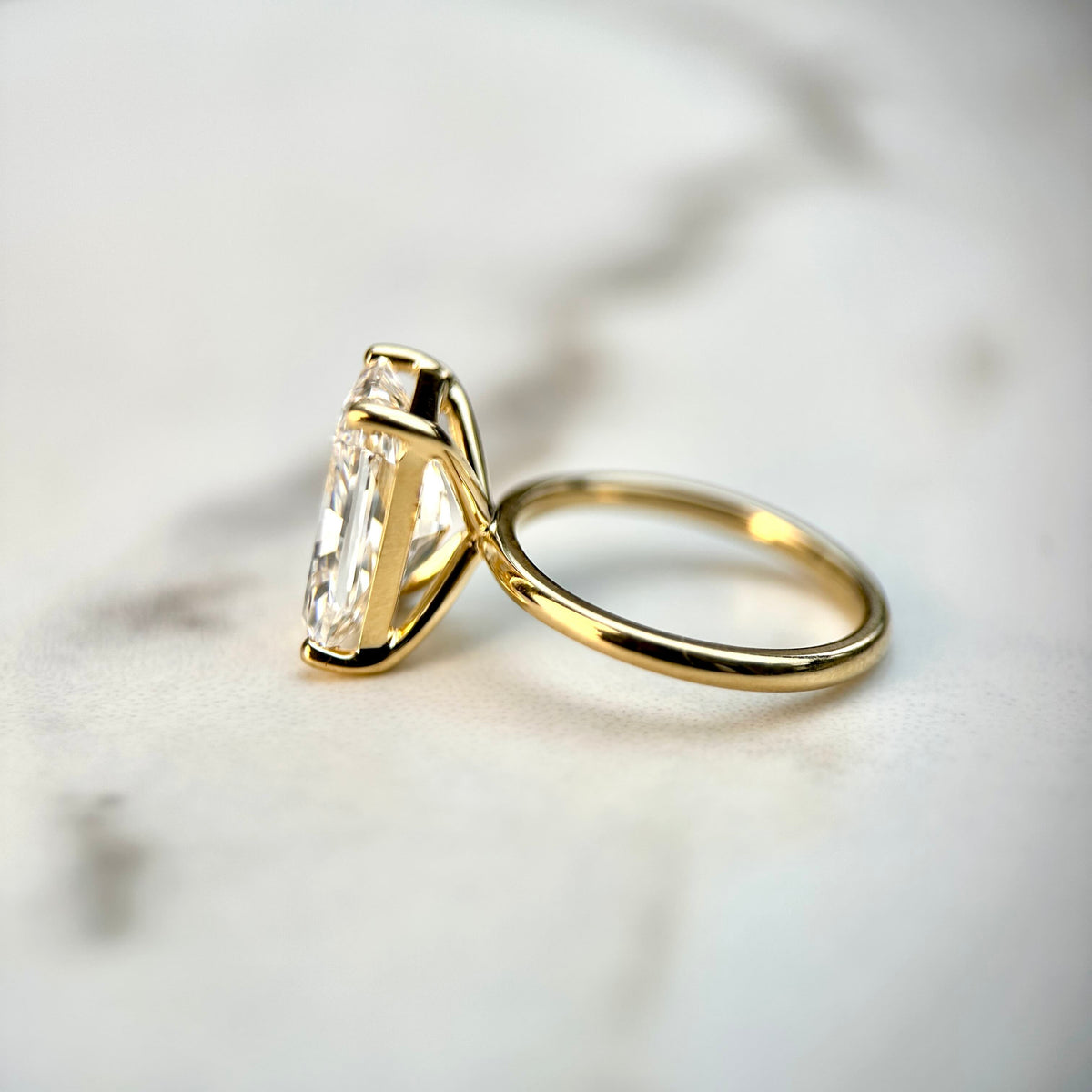 Classic Radiant Cut Solitaire - 5ct+ (12mm+, D/E & VVS)