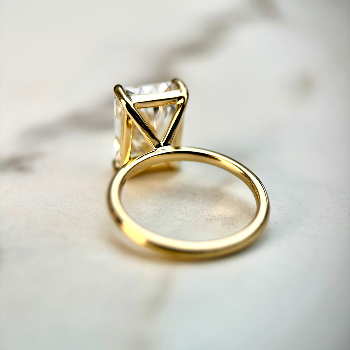Classic Radiant Cut Solitaire - 5ct+ (12mm+, D/E & VVS)
