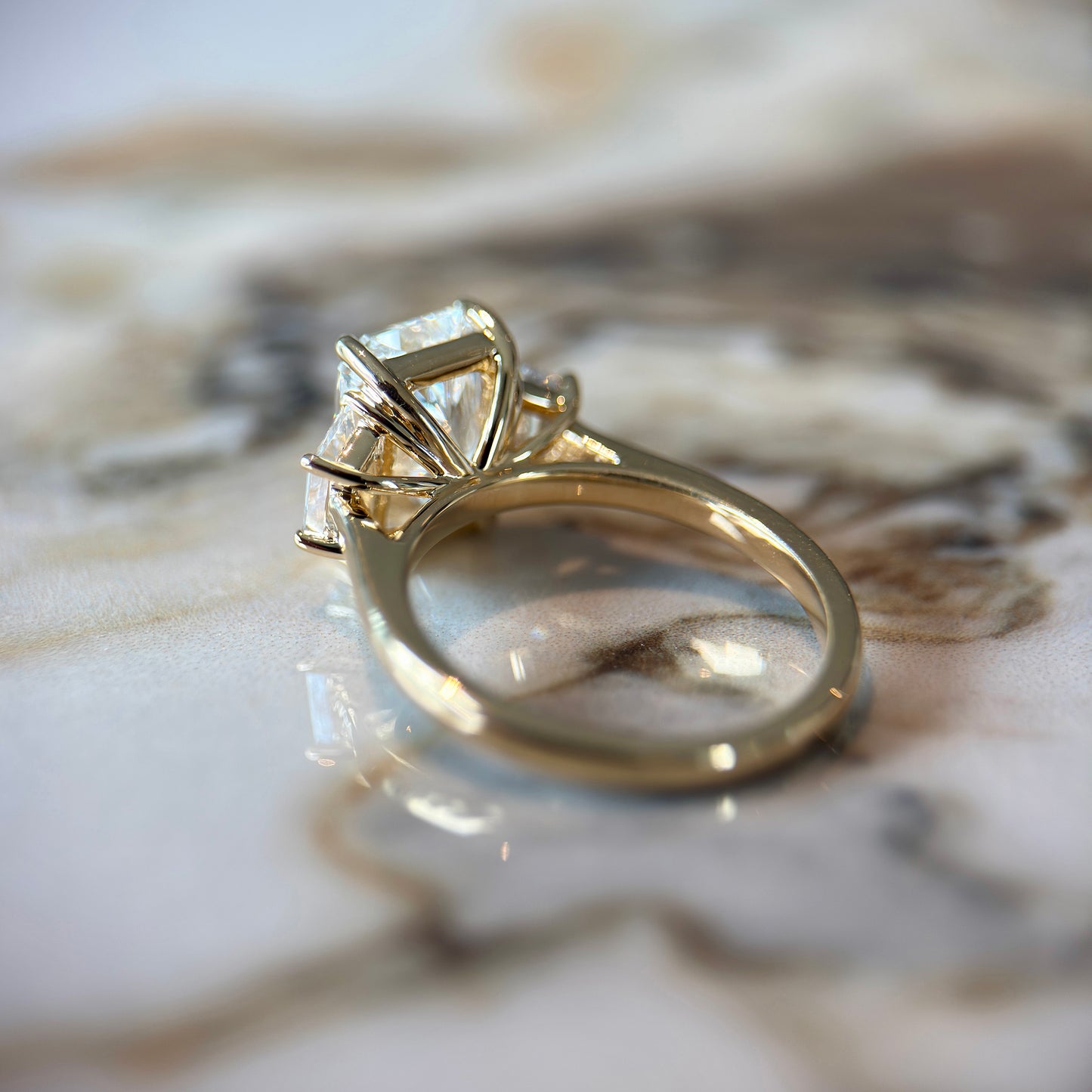 London Diamonds Classic Radiant and Trapezoids - 3ct+ (10mm+, D/E & VVS)