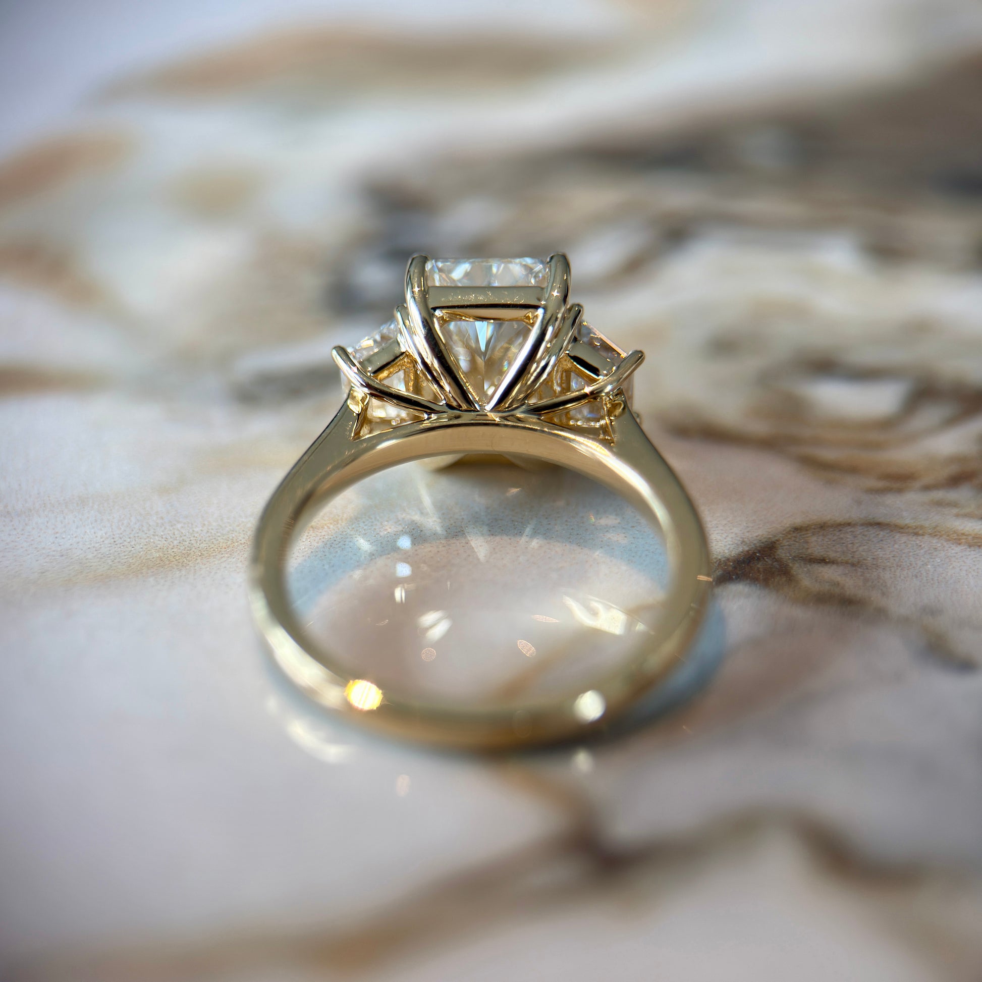 London Diamonds Classic Radiant and Trapezoids - 3ct+ (10mm+, D/E & VVS)