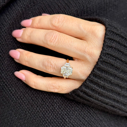 Classic Radiant and Trapezoids - 3ct+ (10mm+, D/E & VVS)