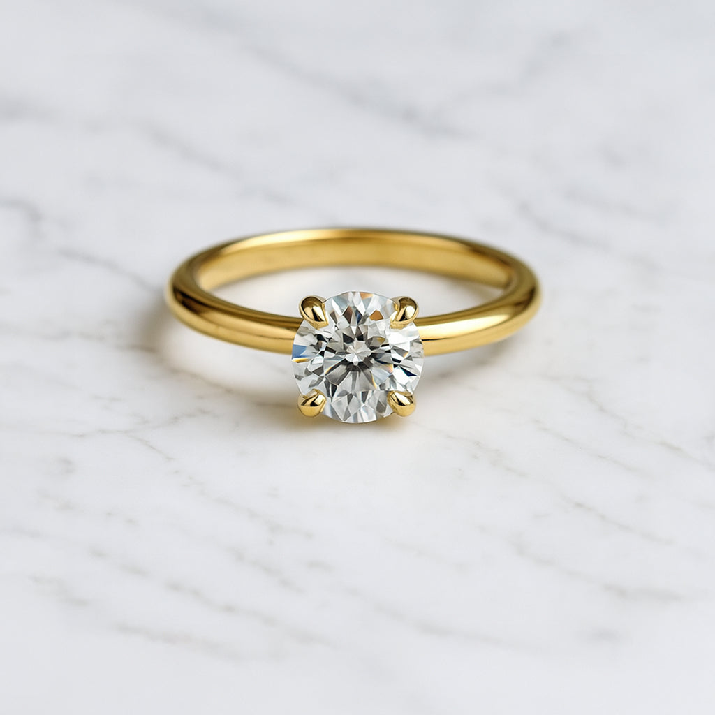 Classic Round Cut Solitaire - 1ct+ (6.3mm+, D/E & VVS)