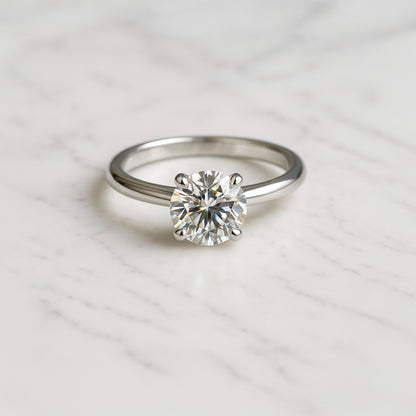 Classic Round Cut Solitaire - 1ct+ (6.3mm+, D/E & VVS)