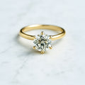 Classic Round Cut Solitaire (6 prong) - 1.50ct+ (7.3mm+, D/E & VVS)