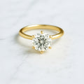 Classic Round Cut Solitaire (6 prong) - 1.80ct+ (8mm+, D/E & VVS)