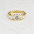 Classic Round Trilogy - 2ct+ (D/E & VVS main diamond)