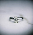 Classic Oval Cut Solitaire - 0.90ct+ (7.7mm+, D/E & VVS)