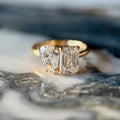 Emerald and Pear Moi et Toi - 2.5ct+ (D/E & VVS)