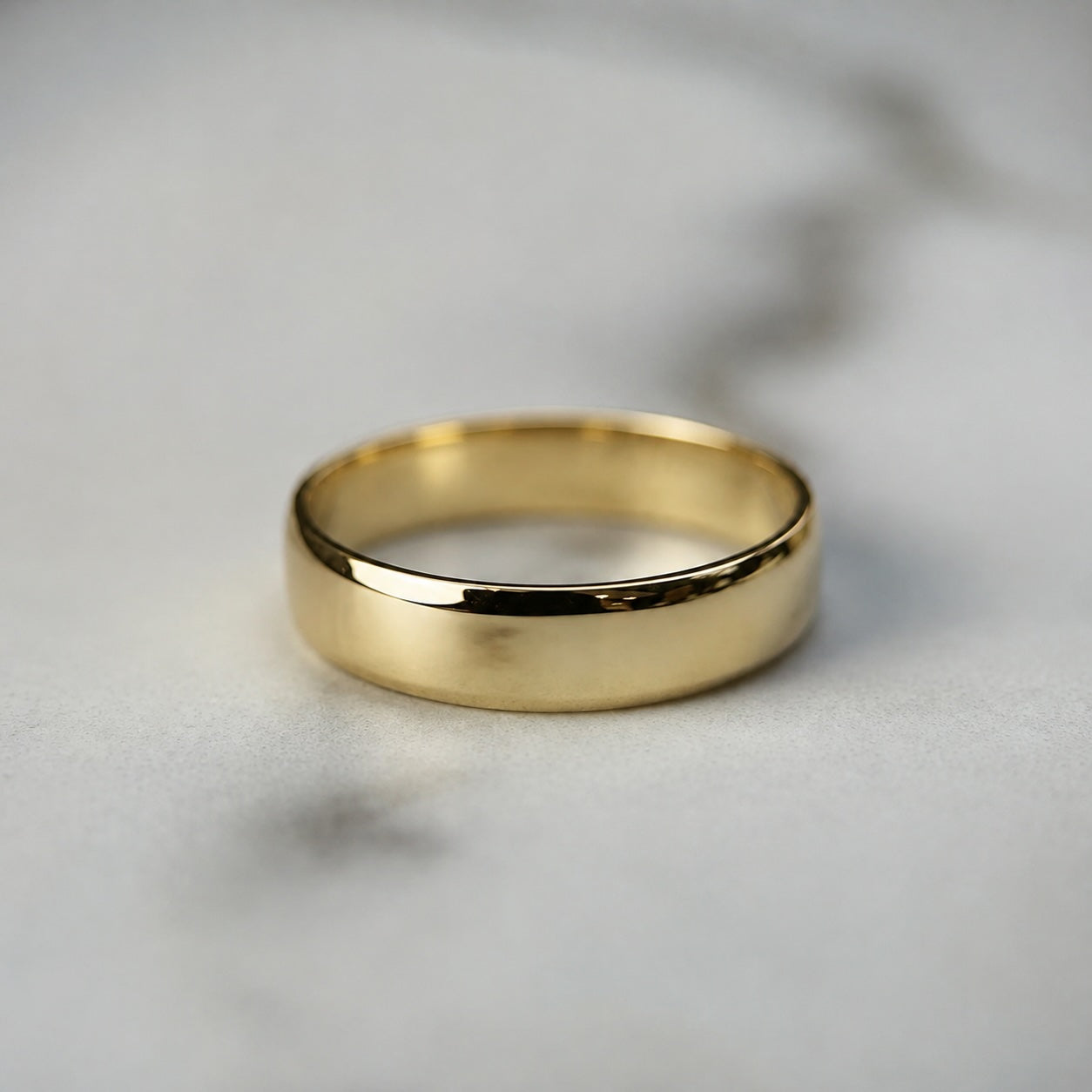 Polished Edge Band with Matte Centre - 5mm