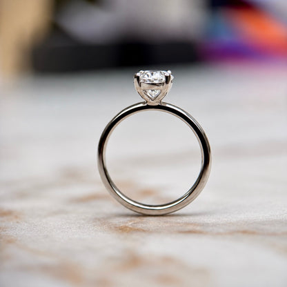 Classic Oval Cut Solitaire - 1.50ct+ (9mm+, D/E & VVS)