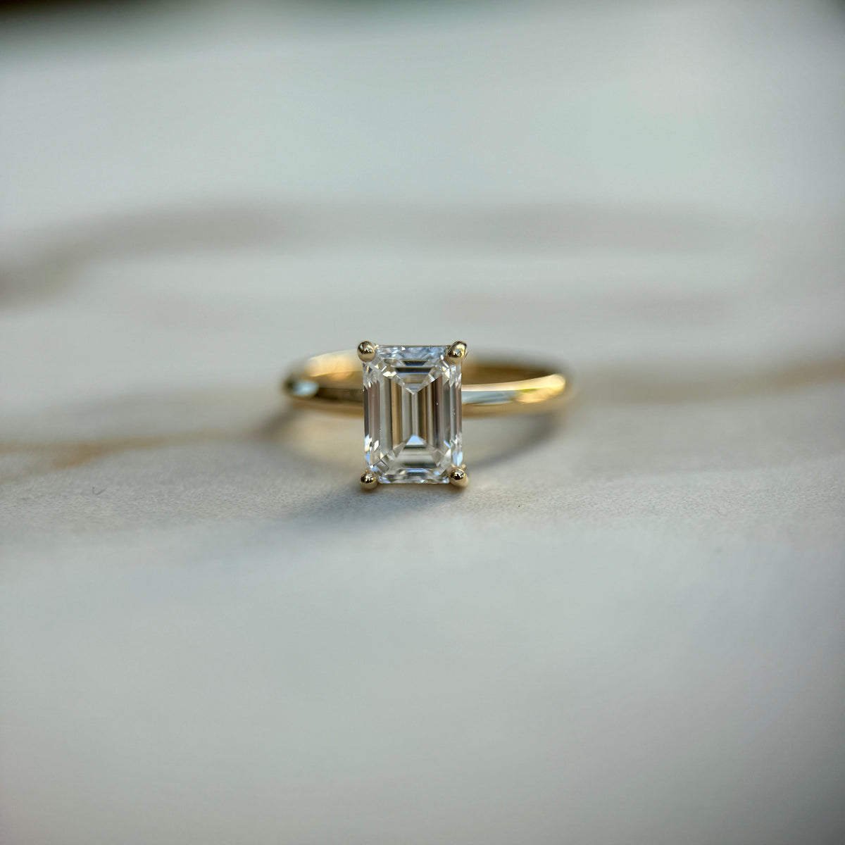 Classic Emerald Cut Solitaire - 1.50ct+ (D/E & VVS)
