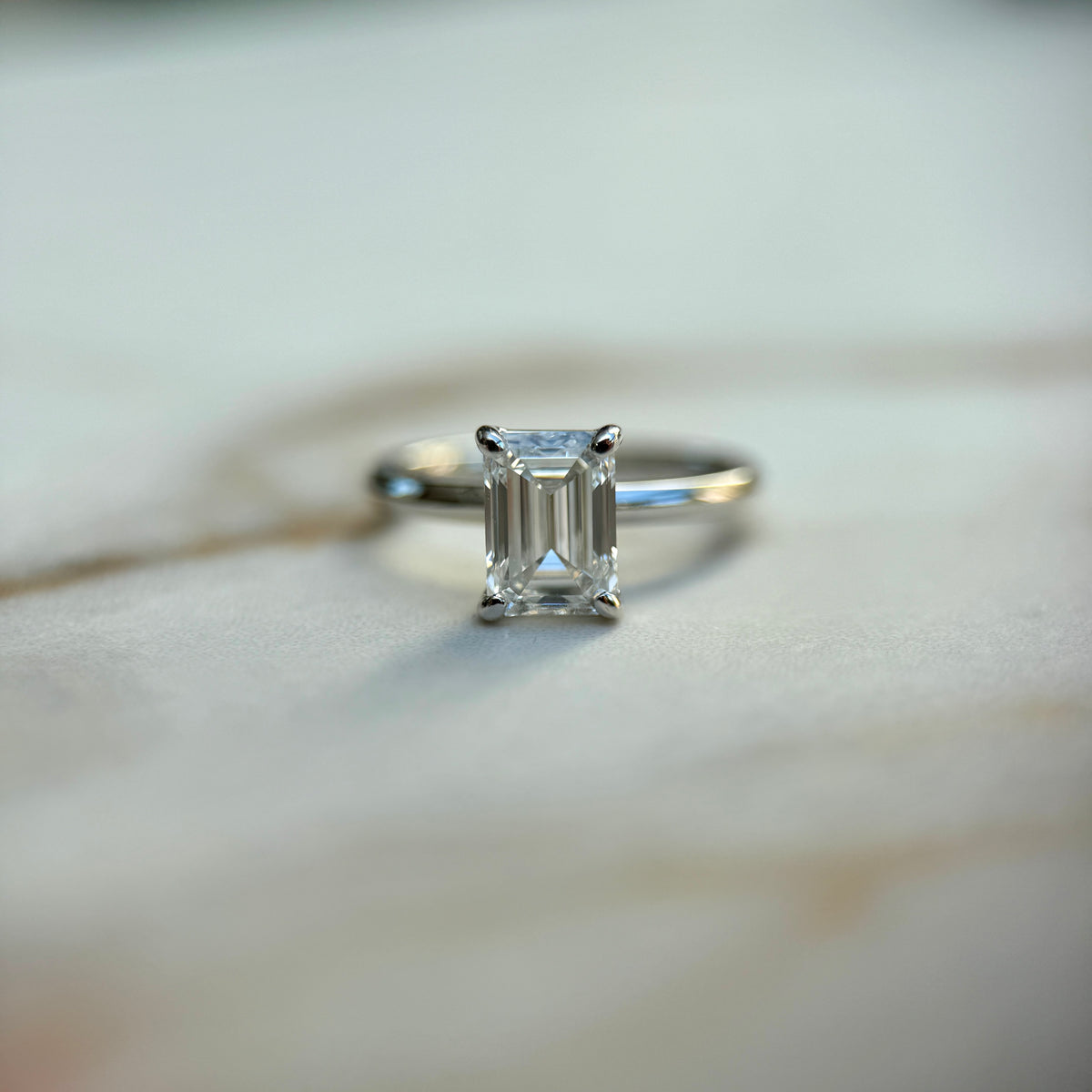 Classic Emerald Cut Solitaire - 1.50ct+ (D/E & VVS)