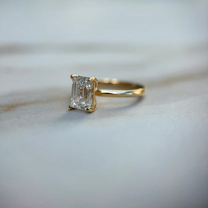 Classic Emerald Cut Solitaire - 1.50ct+ (D/E & VVS)