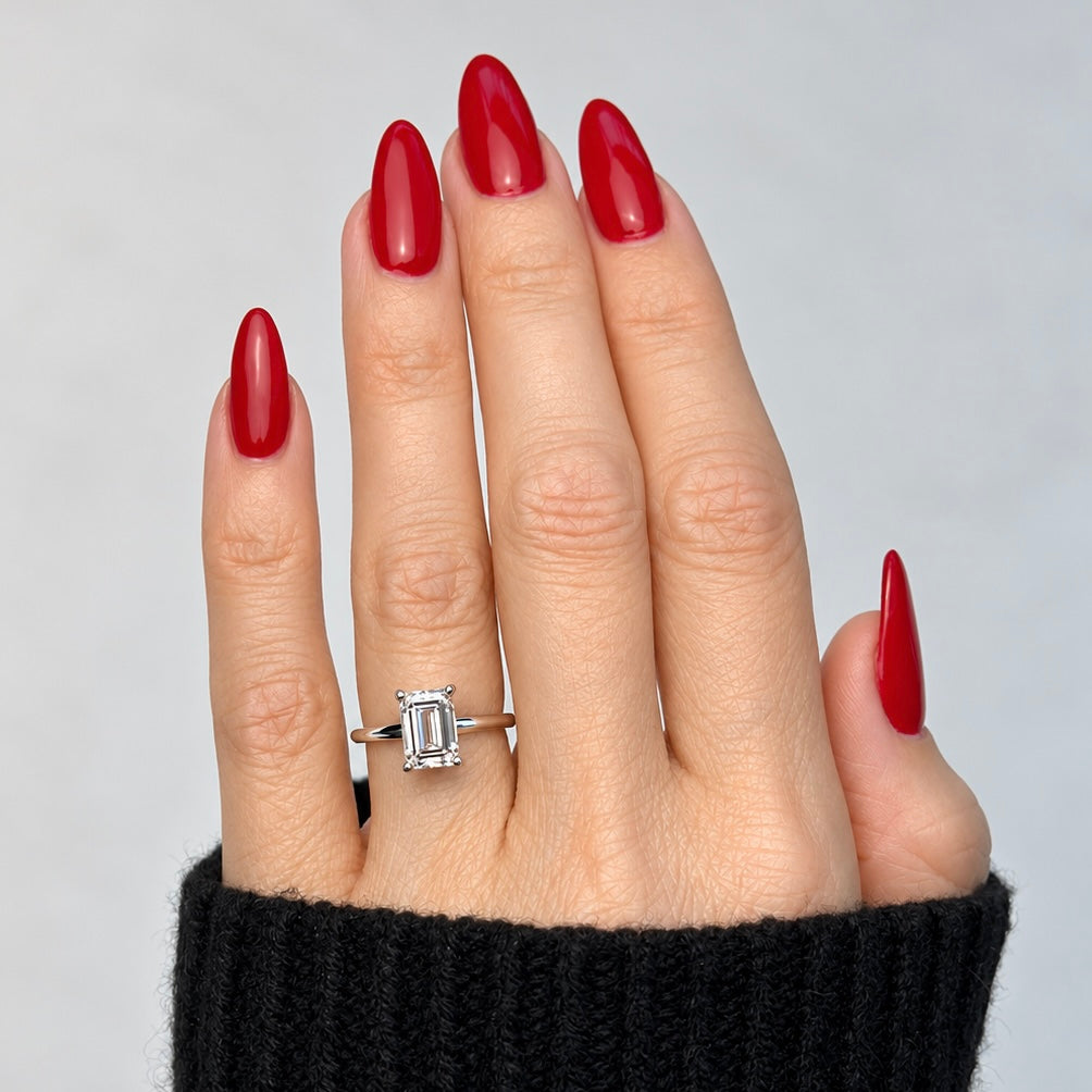 Classic Emerald Cut Hidden Halo - 2ct+ (D/E & VVS)
