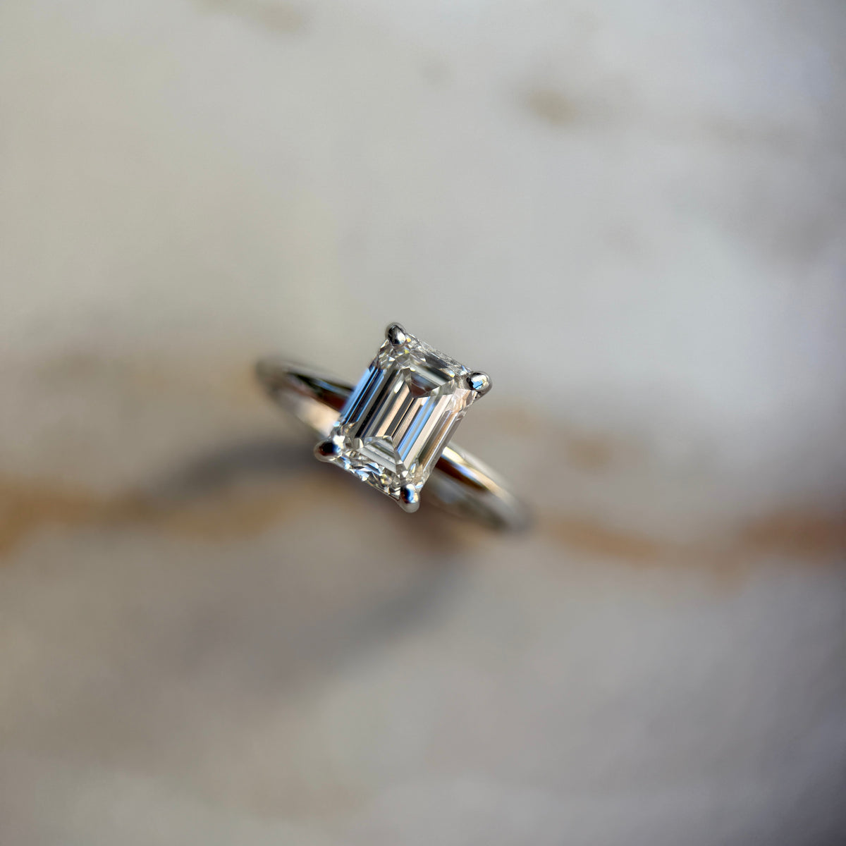 Classic Emerald Cut Solitaire - 1.50ct+ (D/E & VVS)