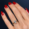 Classic Oval Cut Hidden Halo - 1.20ct+ (8.5mm+, D/E & VVS)