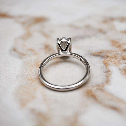 Classic Oval Cut Solitaire - 1.50ct+ (9mm+, D/E & VVS)