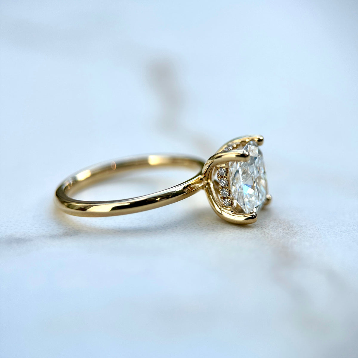 Embedded Halo Rings Hidden Halo Engagement Rings β London Diamonds
