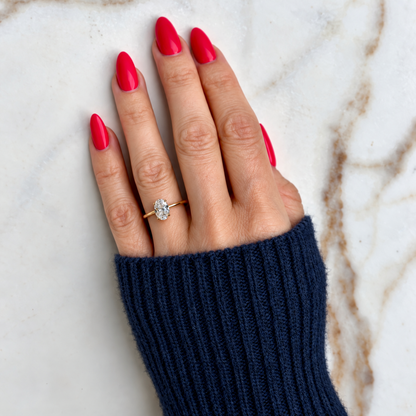 Classic Oval Cut Solitaire - 1.20ct+ (8.5mm+, D/E & VVS)