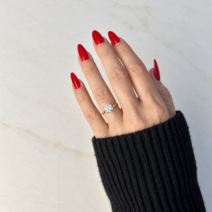 Classic Round Cut Solitaire (4 prong) - 2ct+ (8.2mm+, D/E & VVS)