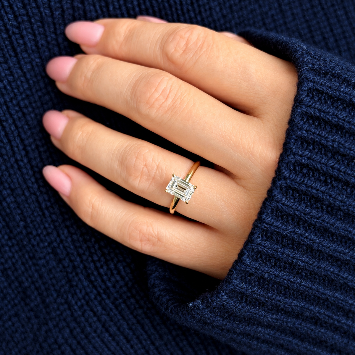 Classic Emerald Cut Solitaire - 2ct+ (D/E & VVS)