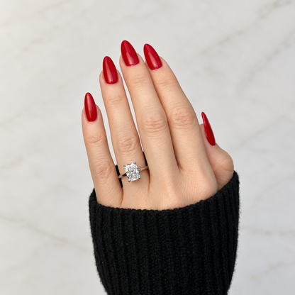 Classic Radiant Cut Hidden Halo - 2ct+ (9mm+, D/E & VVS)