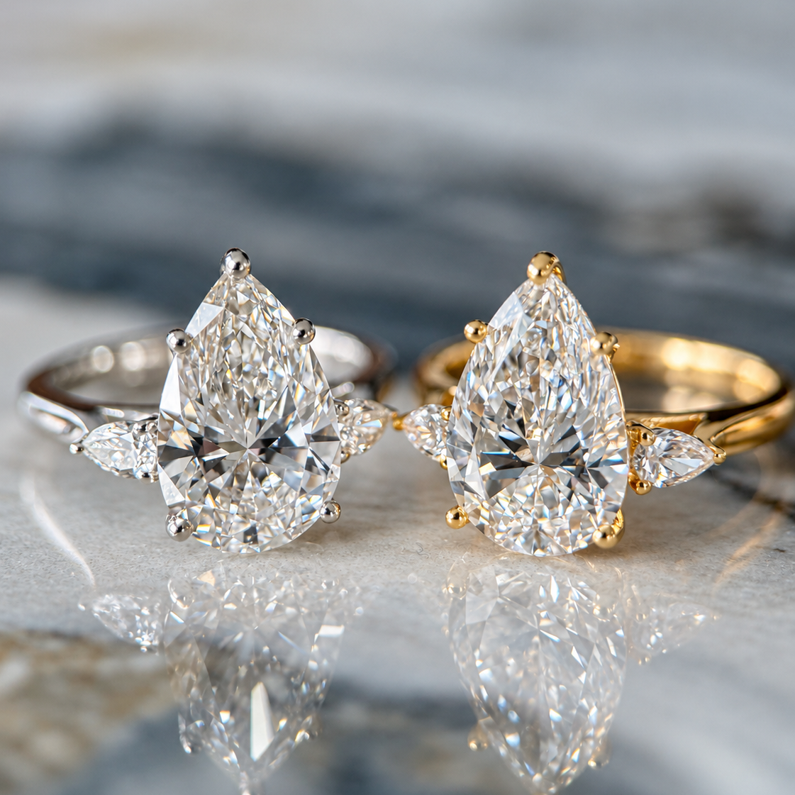 Classic Pear and Pears - 3ct+ (E/VS1+)
