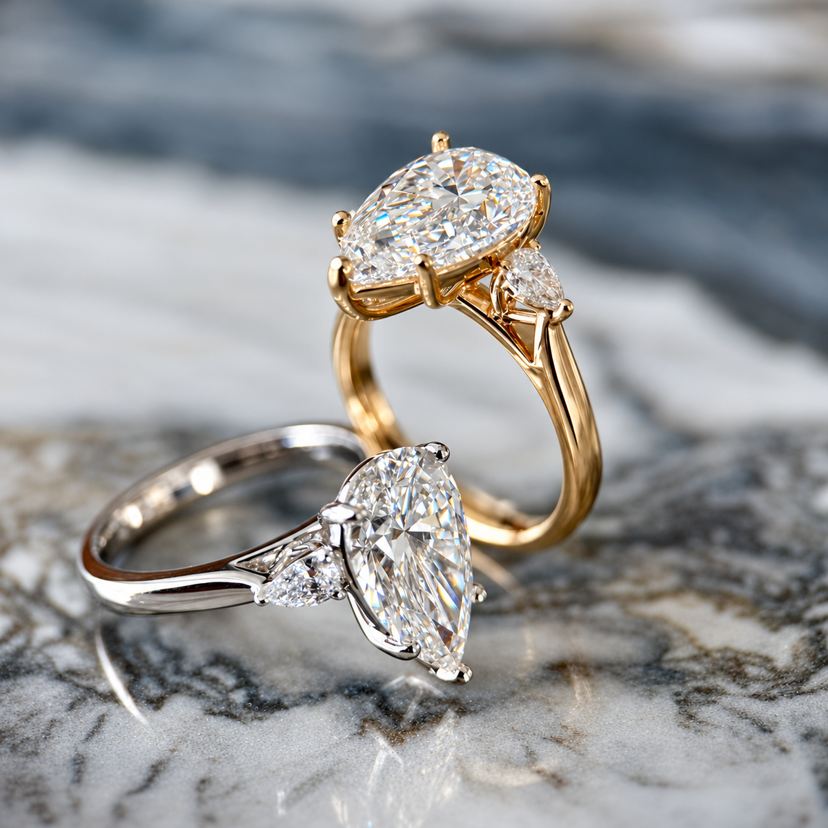 Classic Pear and Pears - 3ct+ (E/VS1+)